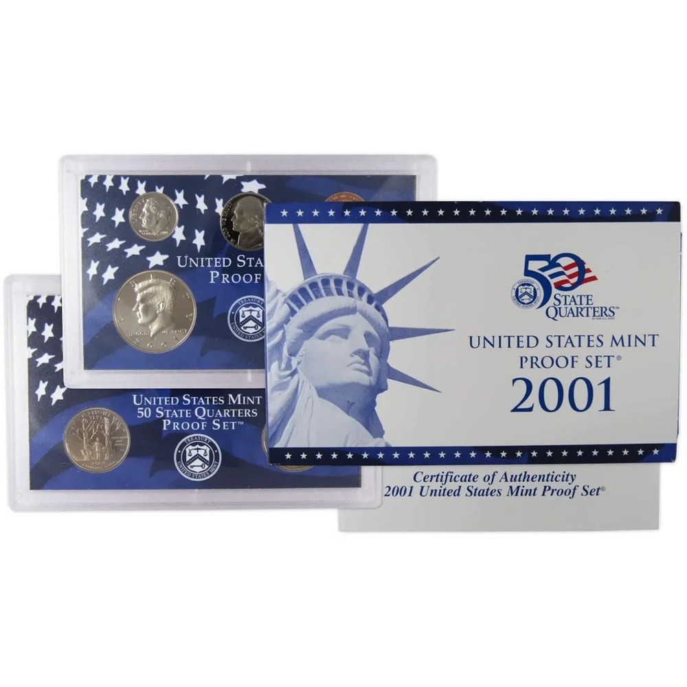 🪙🇺🇸 2001 US MINT PROOF SET 🇺🇸🪙